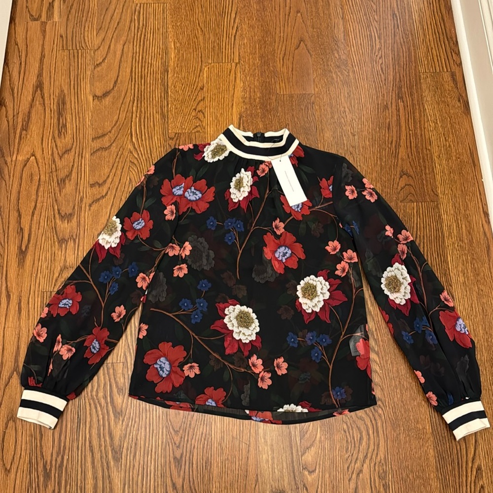 French Connection floral blouse